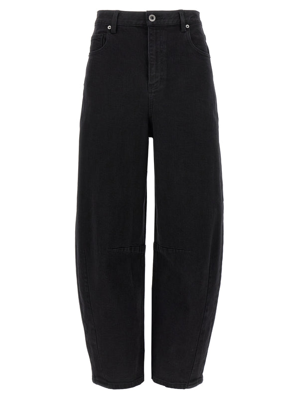 Self-Portrait 99% Cotton jeans in black