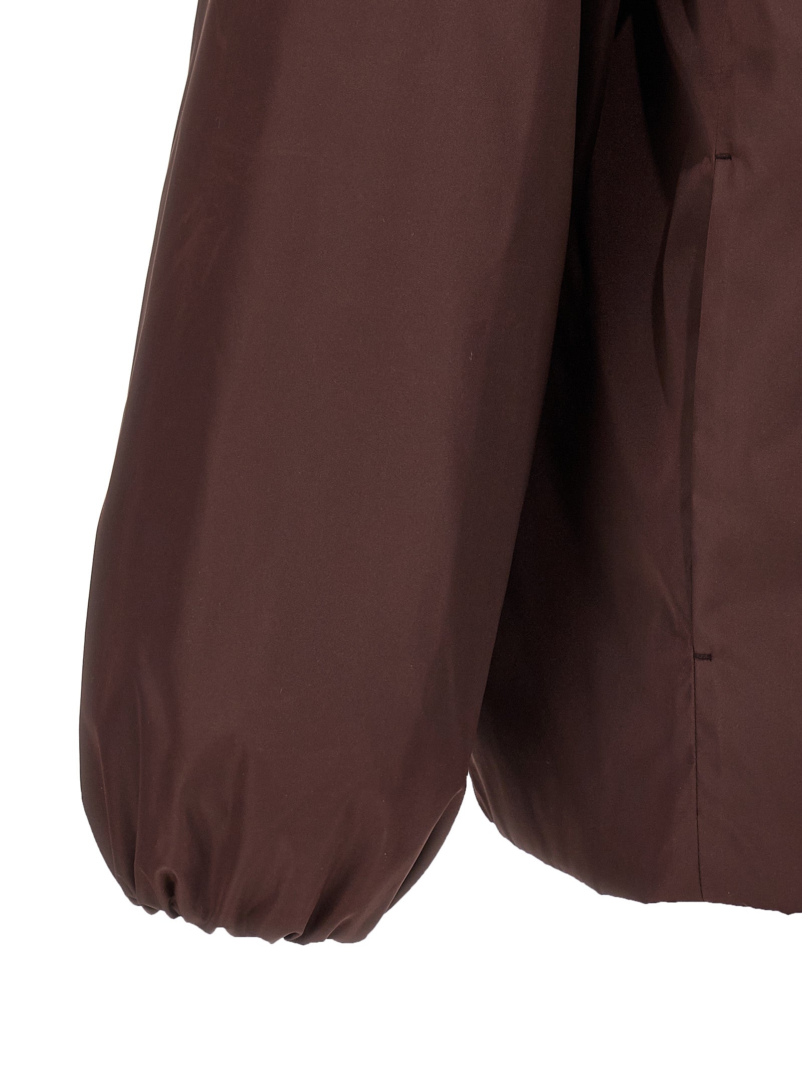 Jil Sander 100% Polyester jacket in brown — view 4