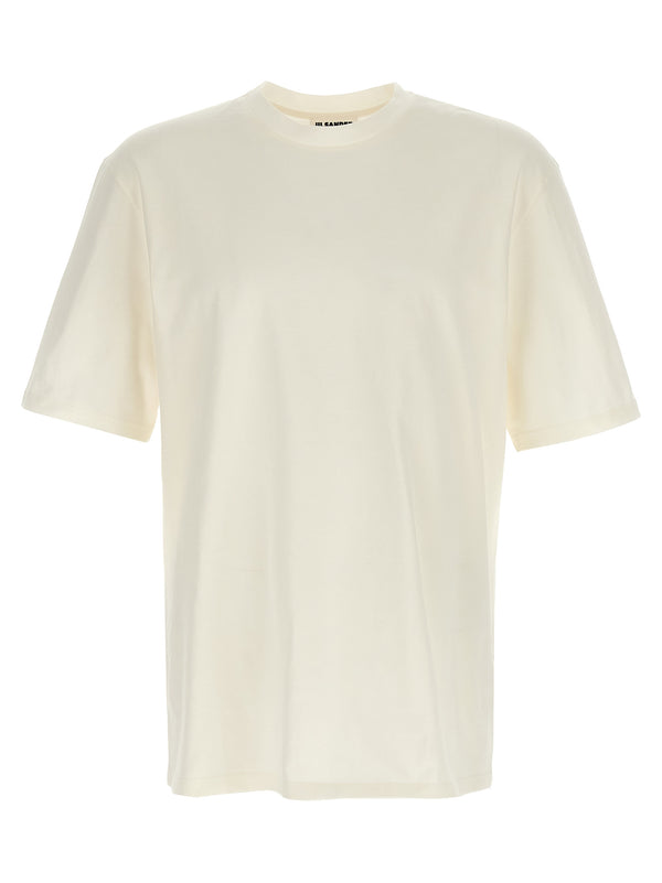 Jil Sander 100% cotton t-shirt in white