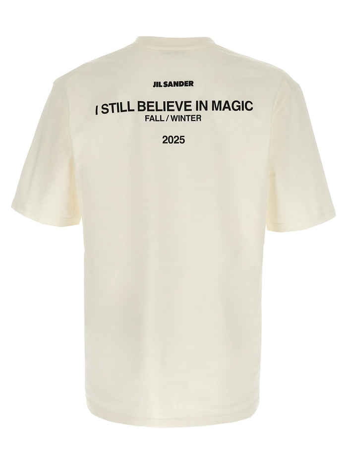 Jil Sander 100% cotton t-shirt in white — view 2