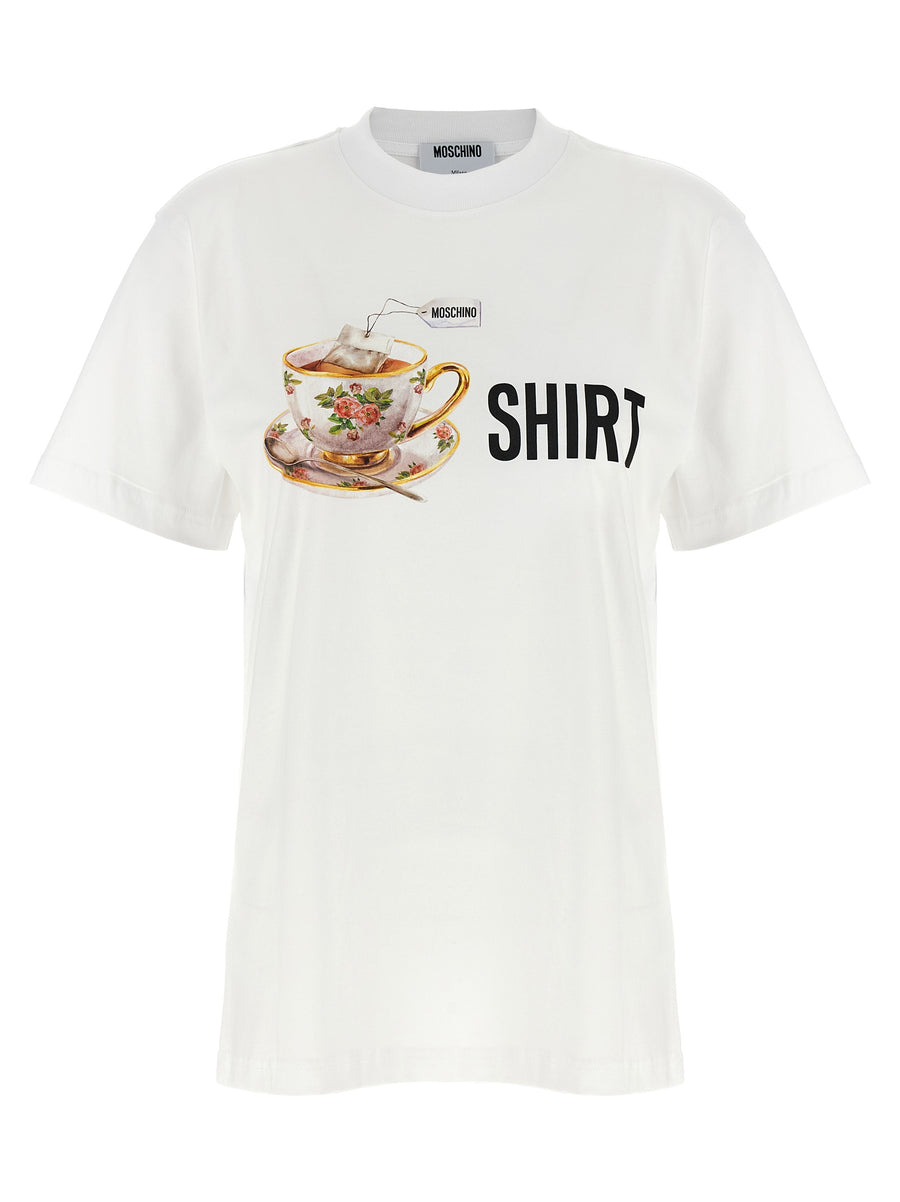 Moschino 100% Cotton t-shirt in white