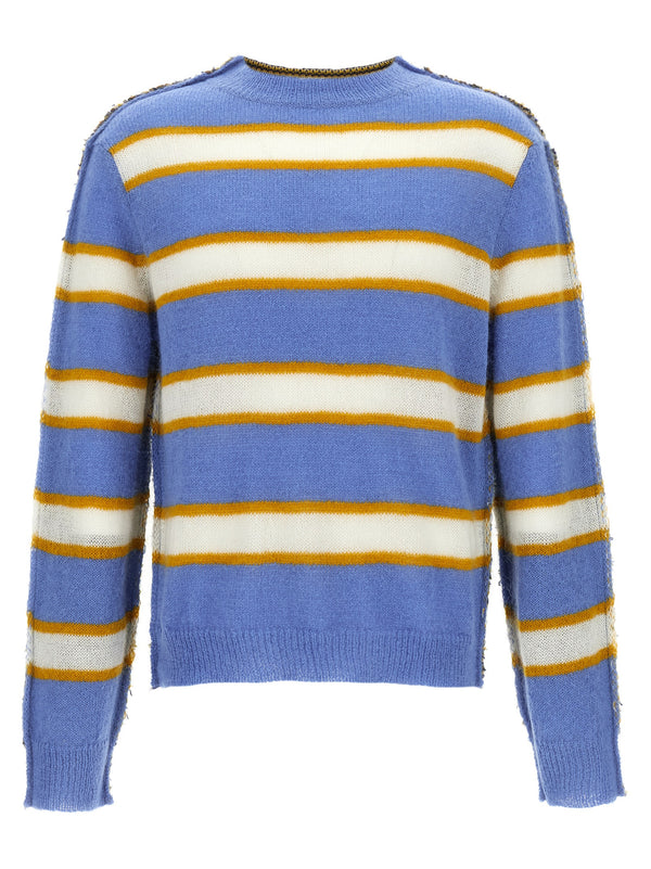 Marni 67% mohair wool sweater in blue