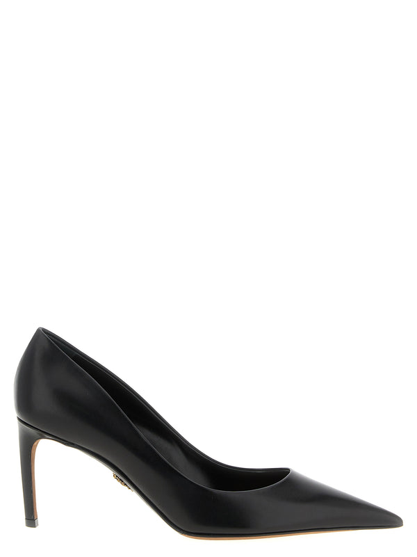 Dolce & Gabbana 100% calfskin leather pump in black