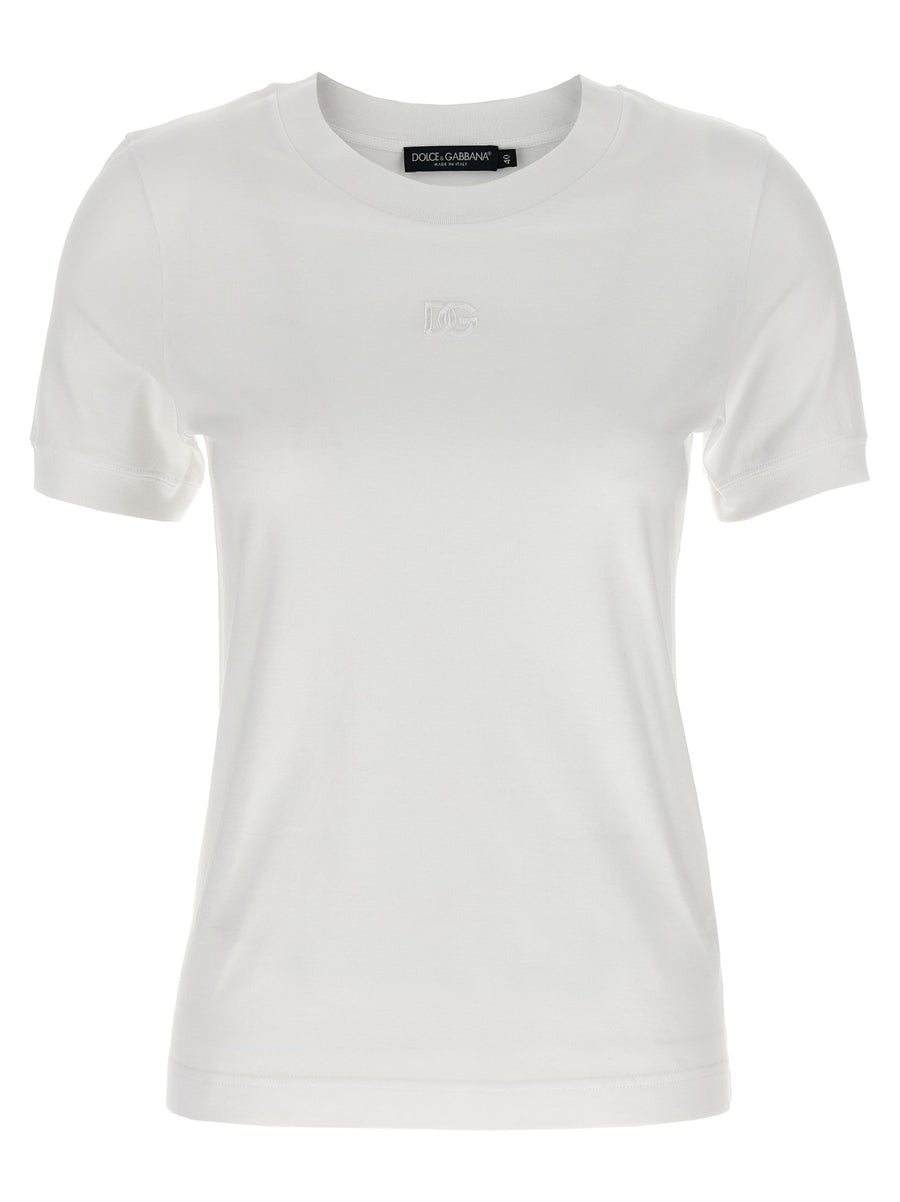Dolce & Gabbana 100% cotton t-shirt in white