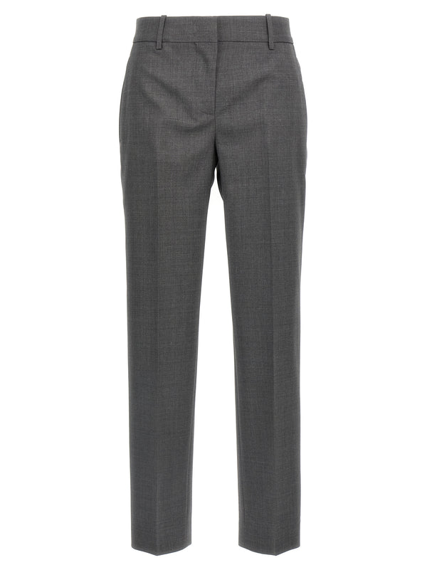 Ermanno Scervino 97% virgin wool trousers in gray