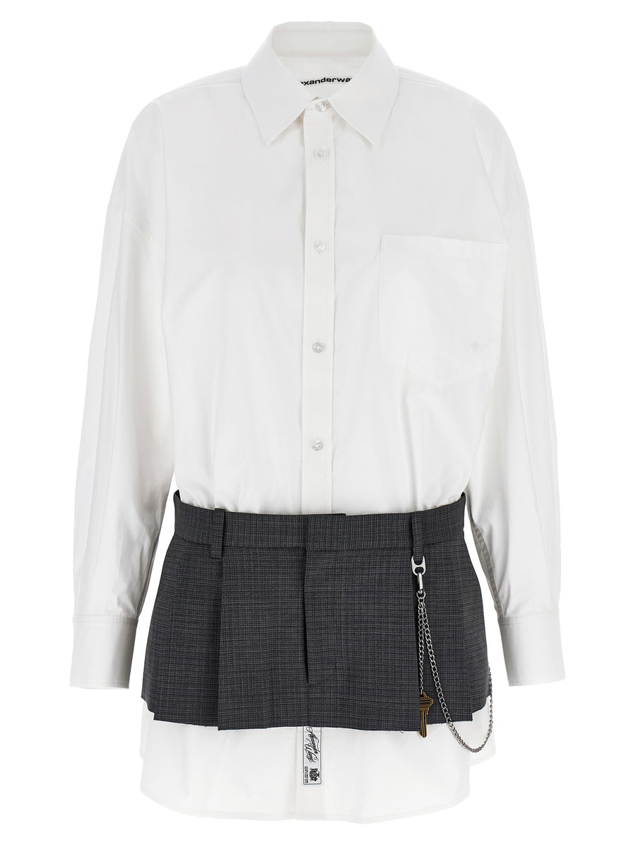 Alexander Wang 100% cotton (shirt) dress in multicolor