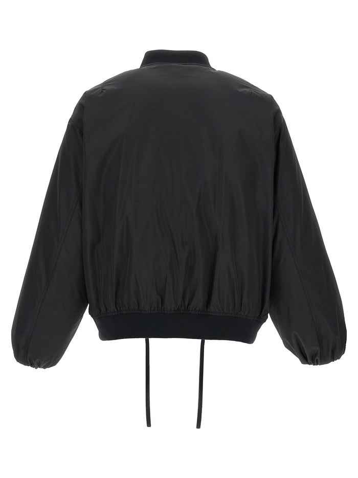 Jil Sander 100% polyester jacket in black — view 2