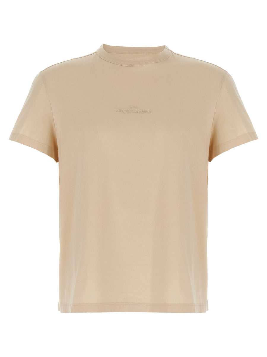Maison Margiela 100% Cotton t-shirt in beige