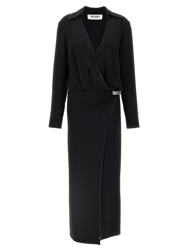 The Attico 50% Acrylic dress in black
