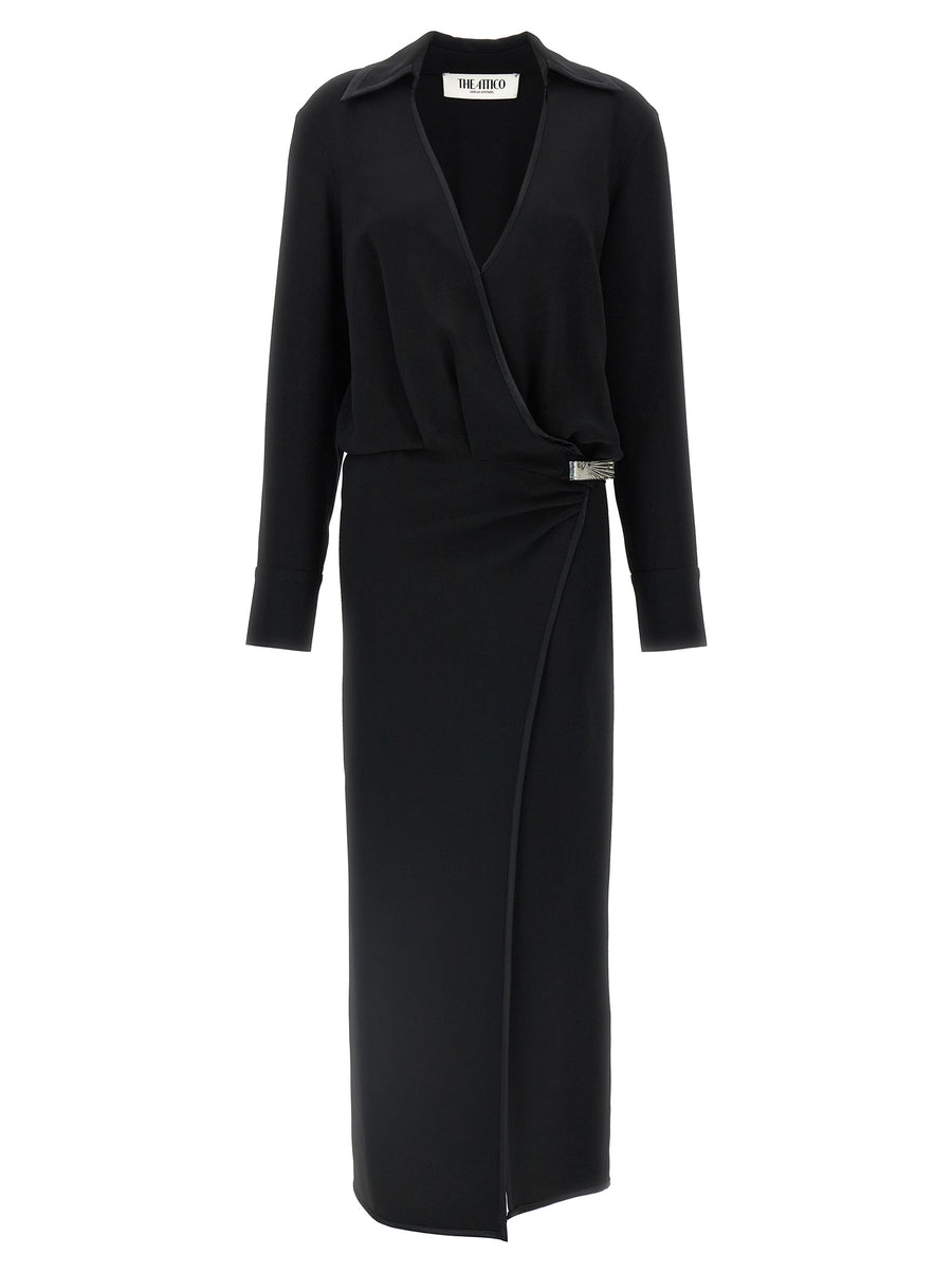 The Attico 50% Acrylic dress in black