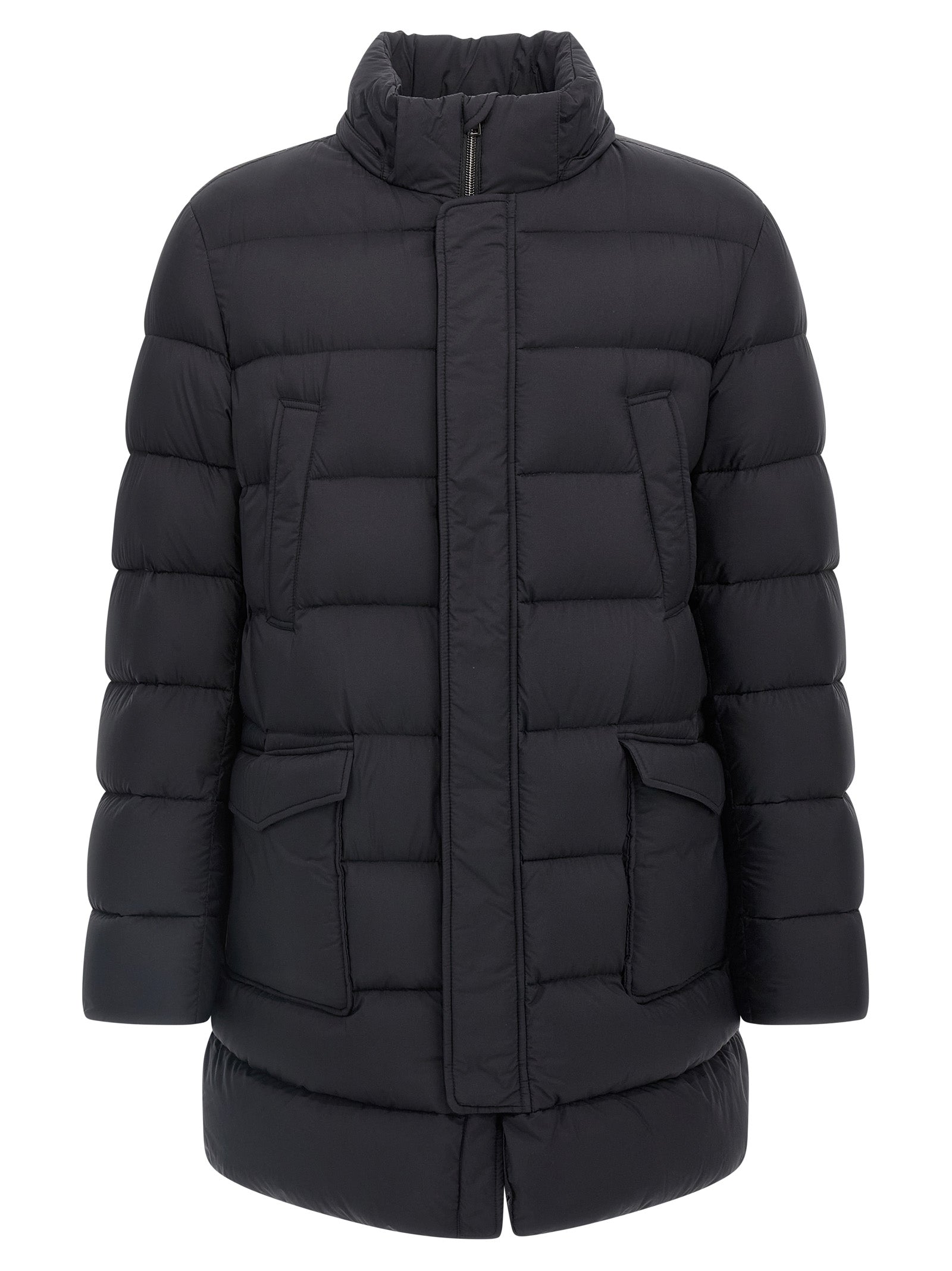 Herno 100% Polyamide down jacket in black — view 2