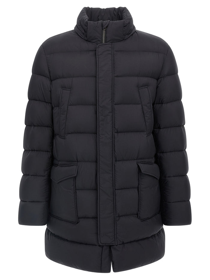 Herno 100% Polyamide down jacket in black — view 2