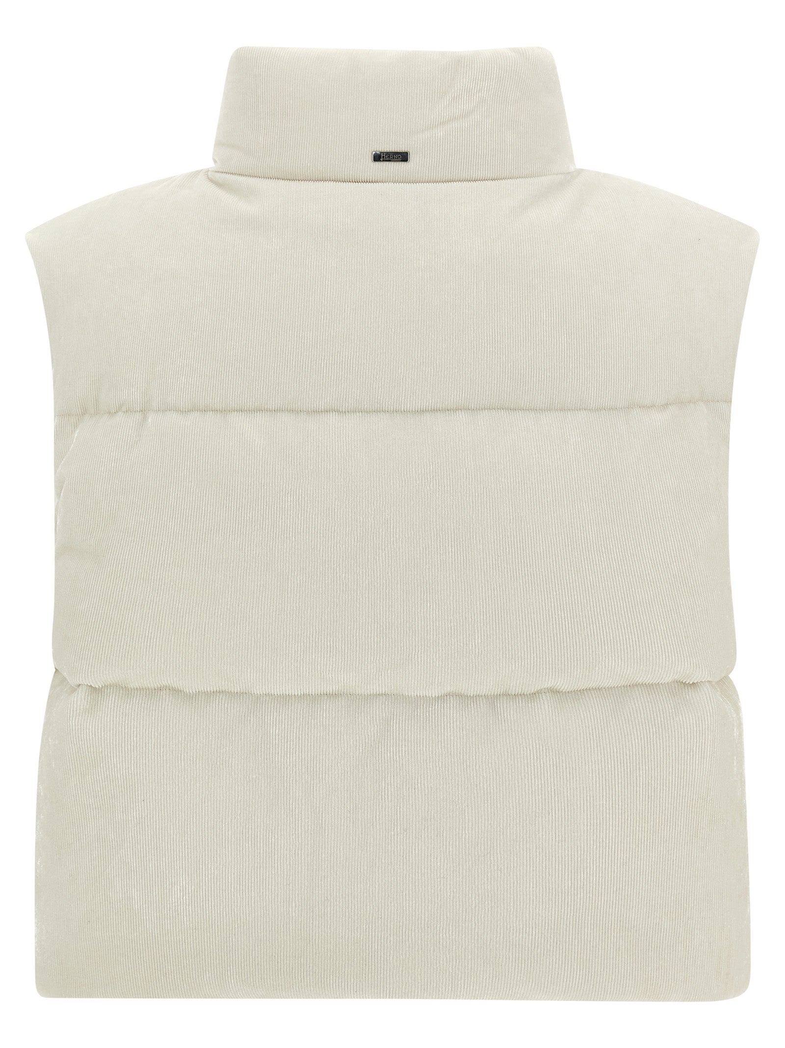 Herno 76% viscose vest in white — view 2