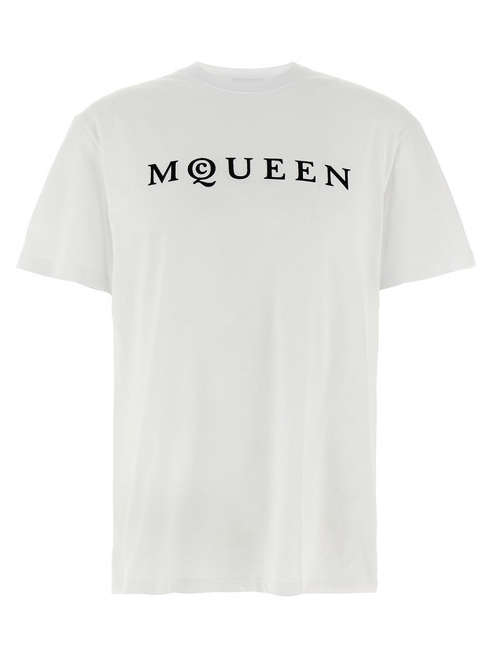 Alexander McQueen 100% cotton t-shirt in white