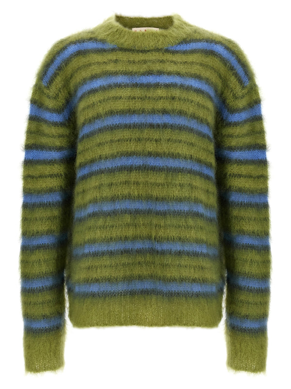Marni 80% Mohair sweater in green