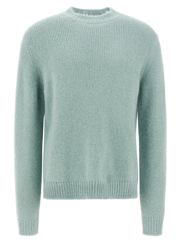 Jil Sander 81% Alpaca Wool sweater in blue
