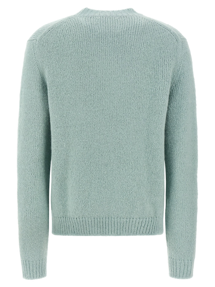Jil Sander 81% Alpaca Wool sweater in blue — view 2