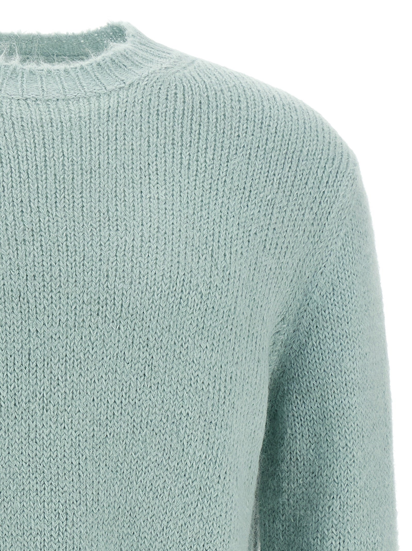 Jil Sander 81% Alpaca Wool sweater in blue — view 3