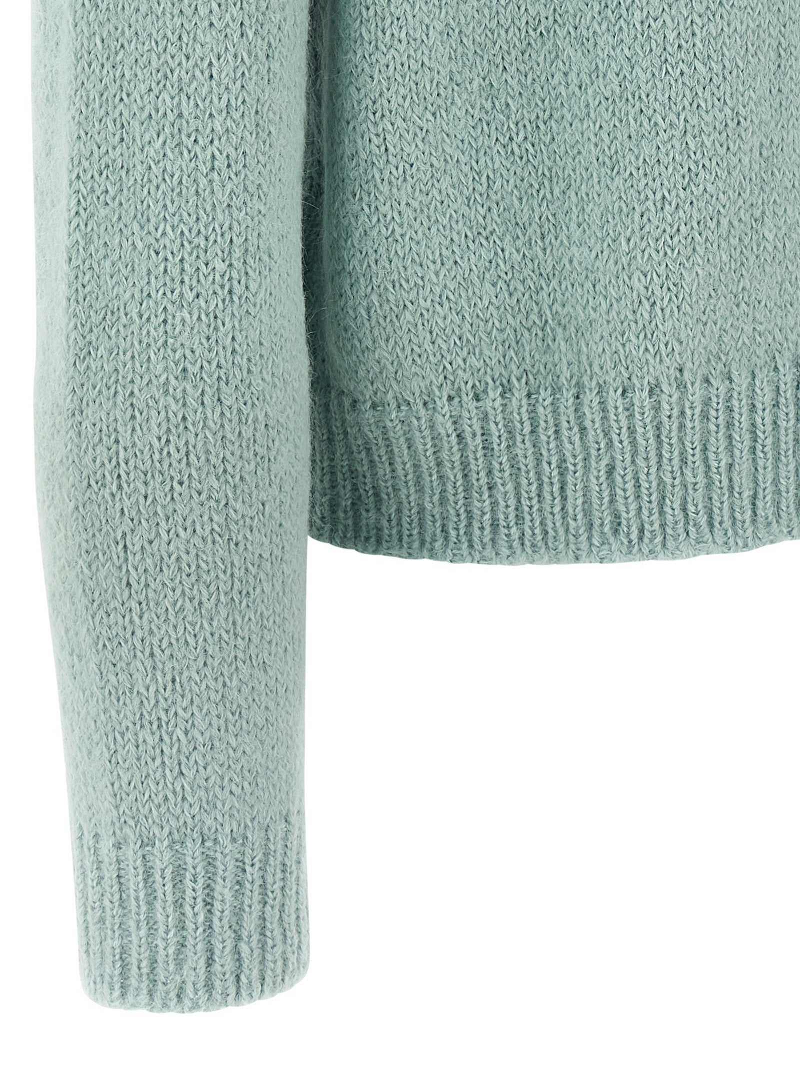 Jil Sander 81% Alpaca Wool sweater in blue — view 4