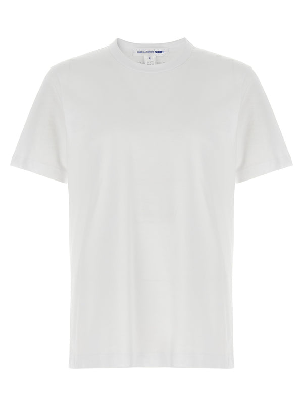 Comme des Garçons 100% cotton t-shirt in white