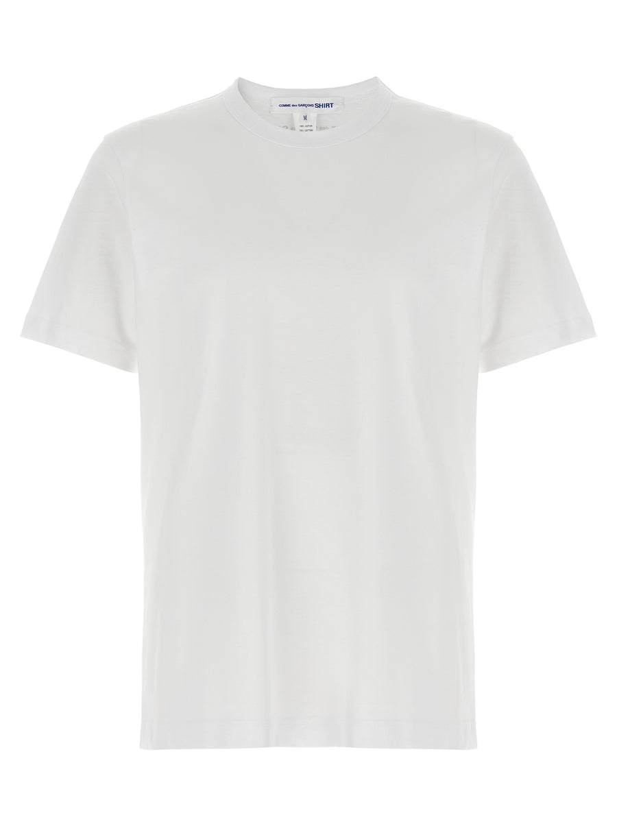 Comme des Garçons 100% cotton t-shirt in white