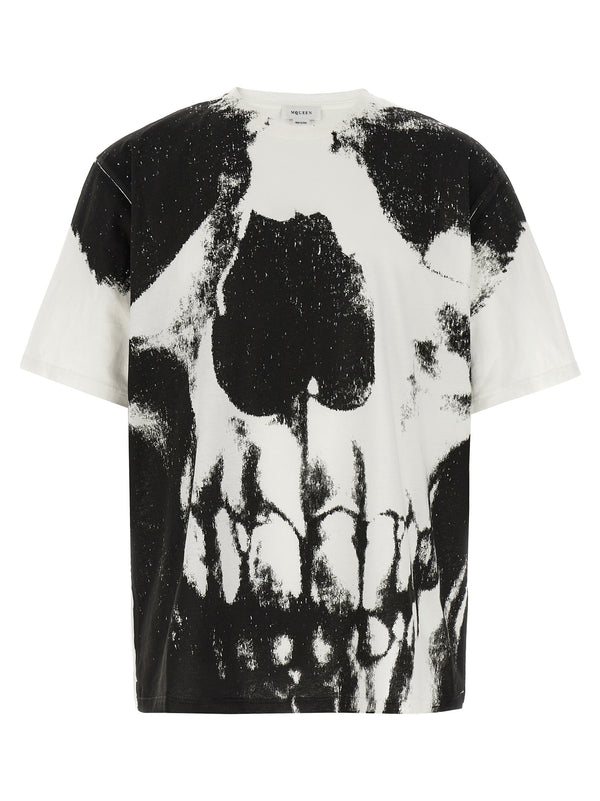 Alexander McQueen 100% cotton t-shirt in white