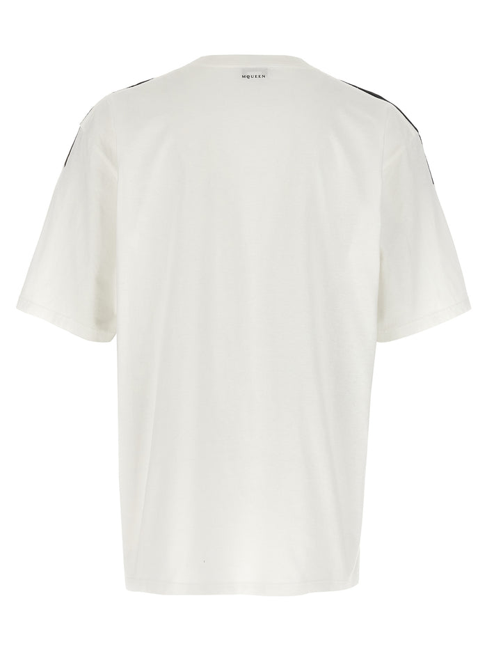 Alexander McQueen 100% cotton t-shirt in white — view 2