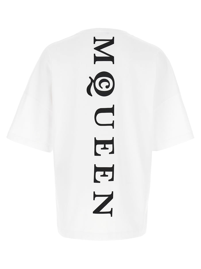 Alexander McQueen 100% cotton t-shirt in white — view 2