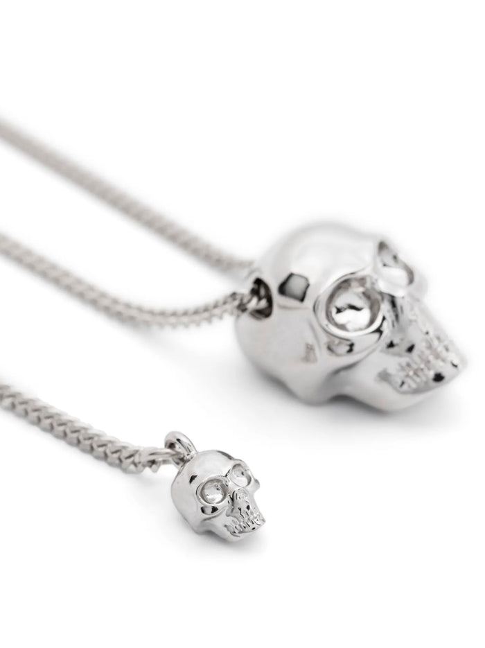 Alexander McQueen 100% Brass necklace in silver — view 2