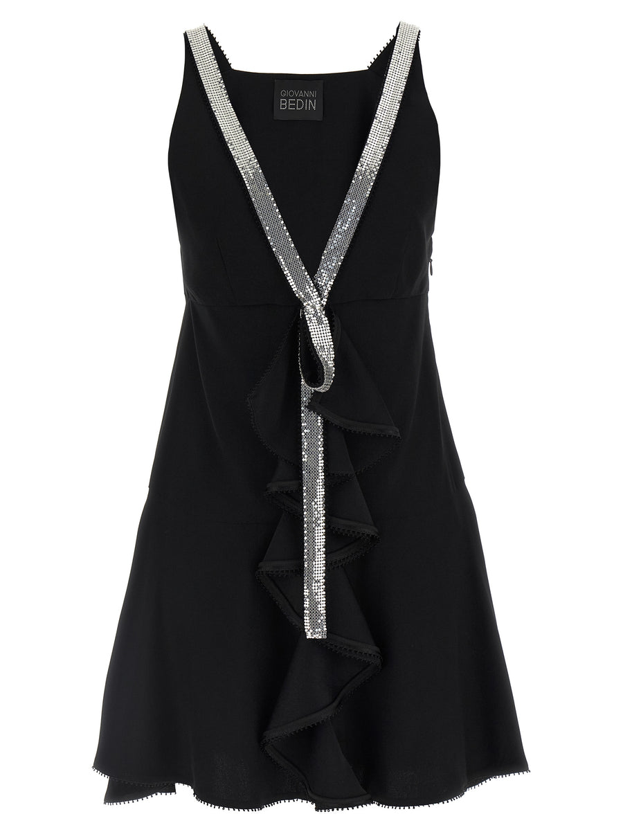 Giovanni Bedin 50% viscose dress in black