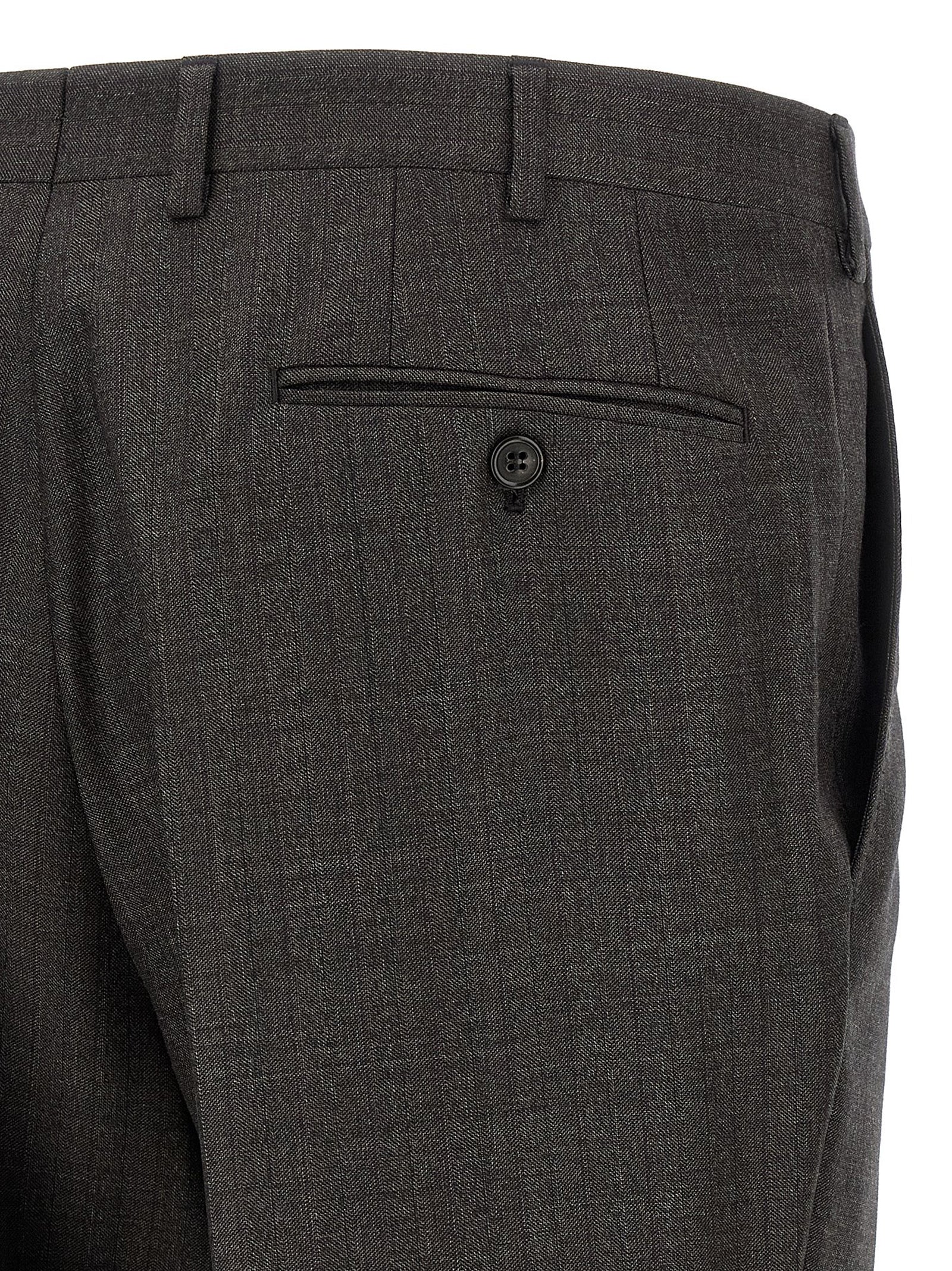 Brioni 100% wool suit in brown — view 6