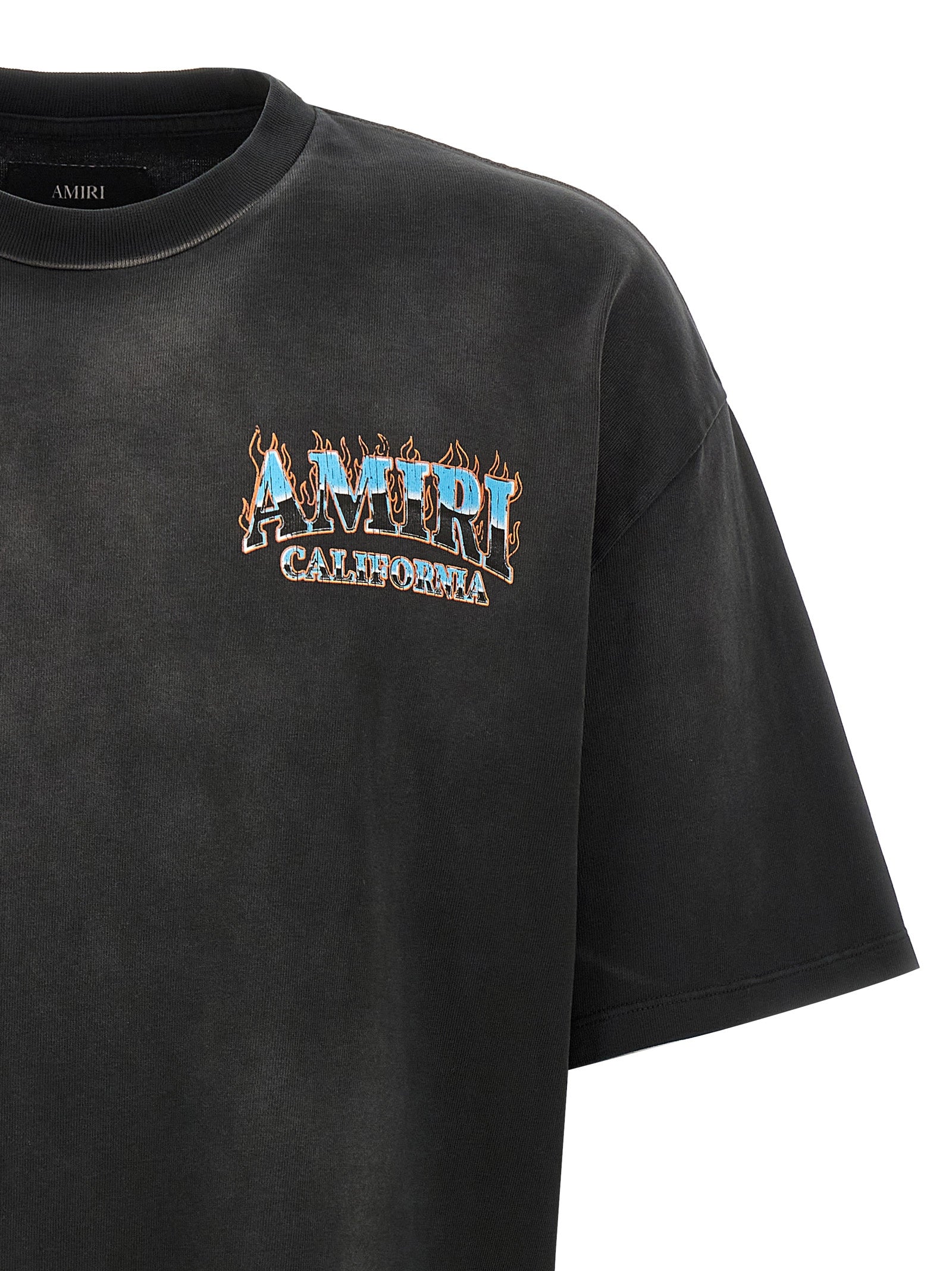 Amiri 100% cotton t-shirt in black — view 3