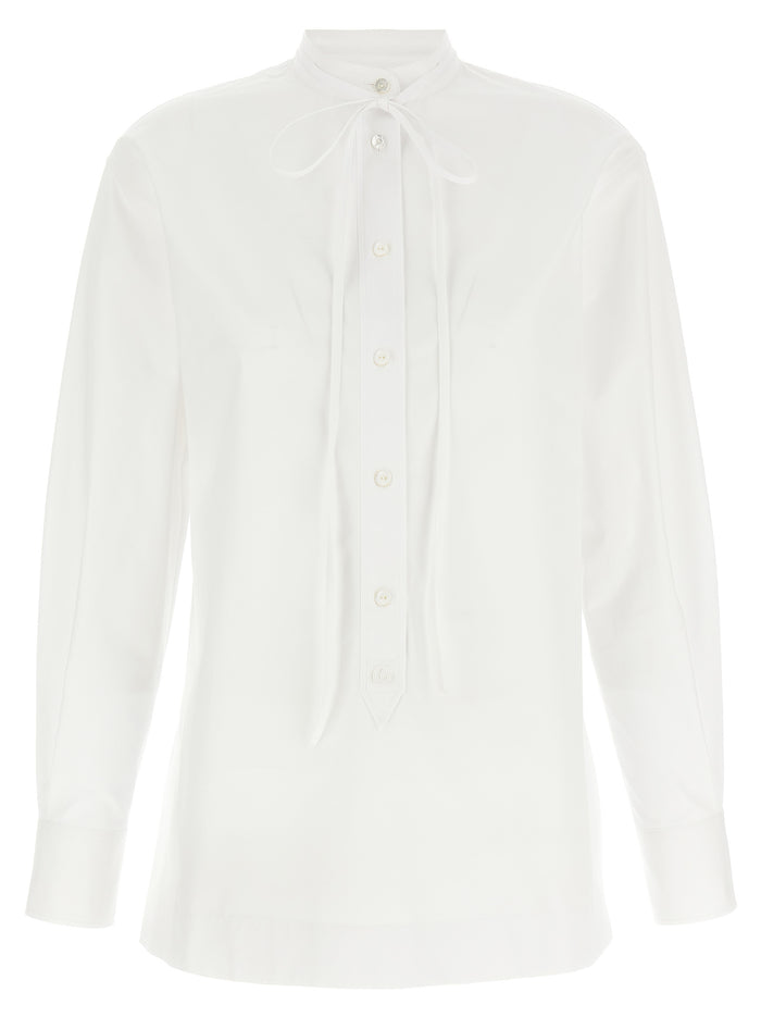 Gucci 100% cotton blouse in white