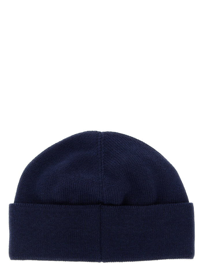 Valentino Garavani VA315584BM 60% cotton beanie in navy — view 2