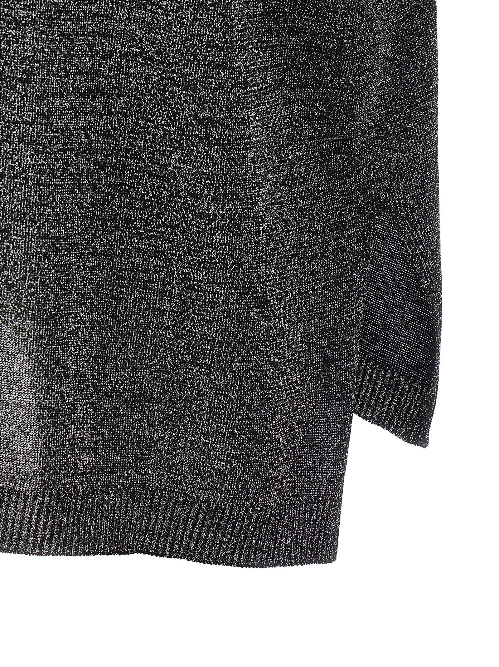 Missoni 88% viscose t-shirt in silver — view 4