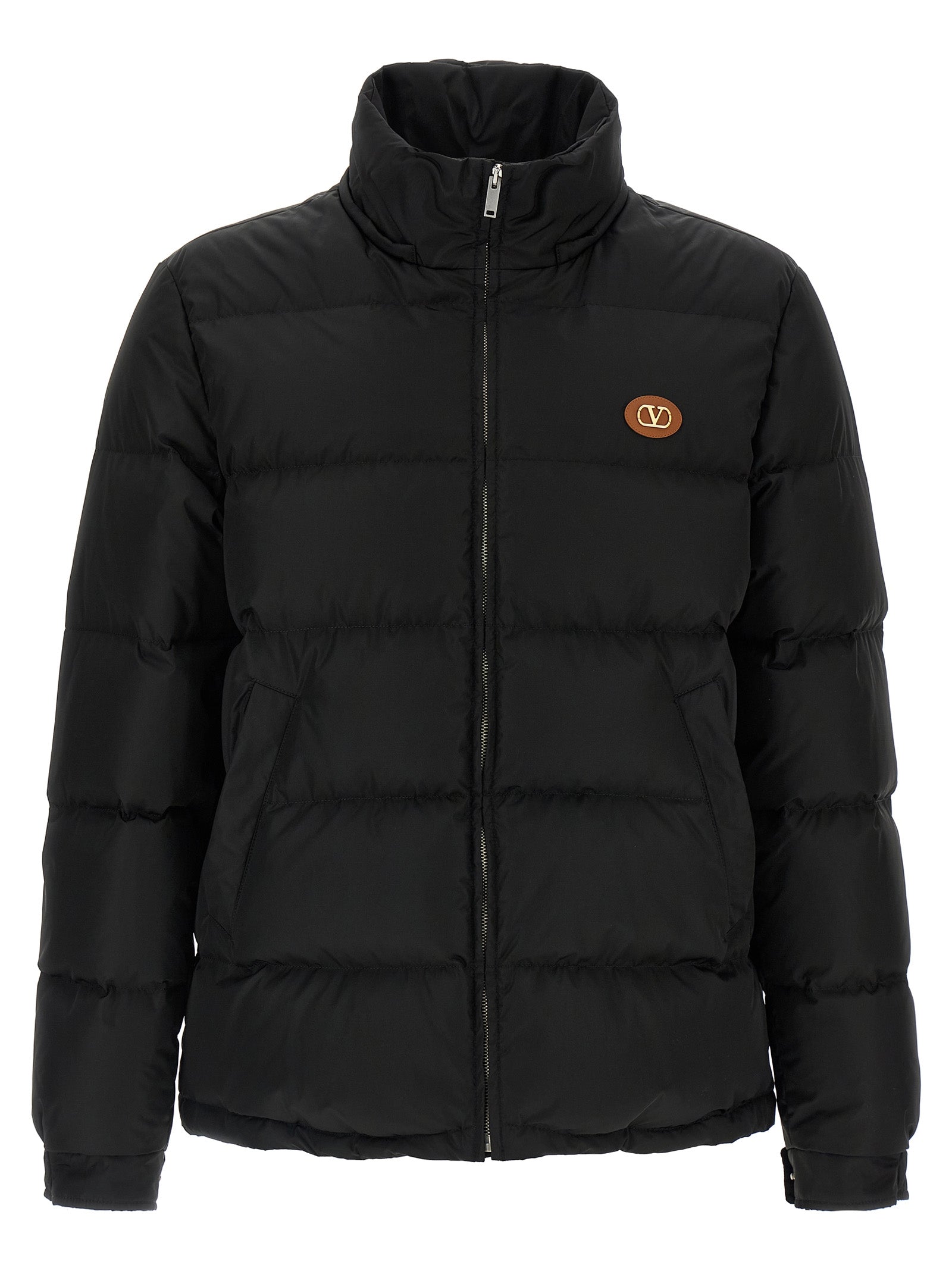 Valentino Garavani 100% Polyamide down jacket in black — view 2