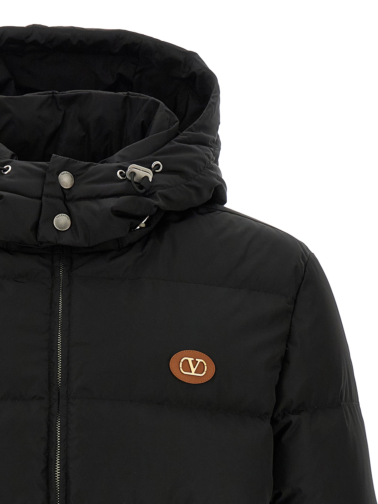 Valentino Garavani 100% Polyamide down jacket in black — view 4