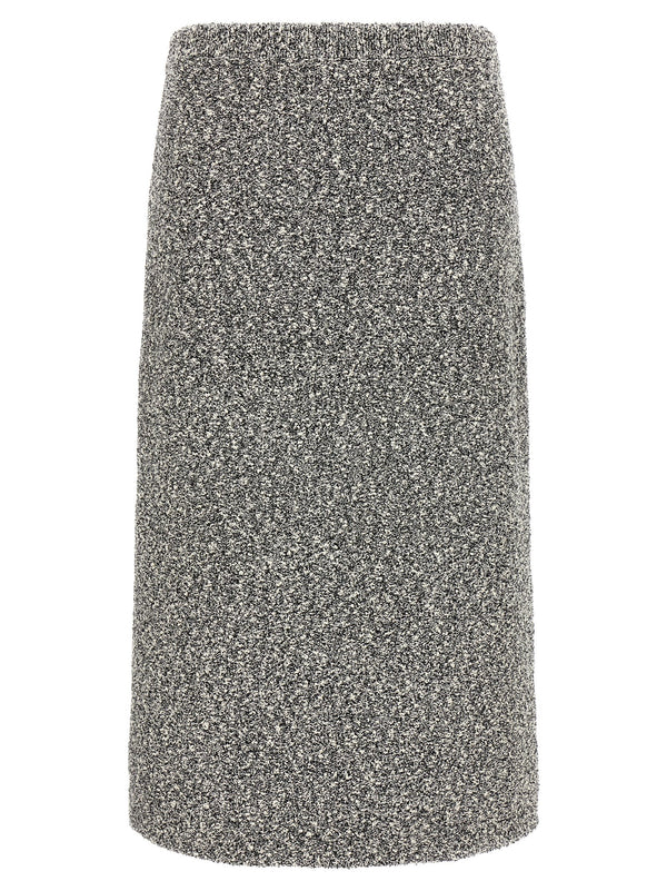Tory Burch 52% polyamide skirt in black
