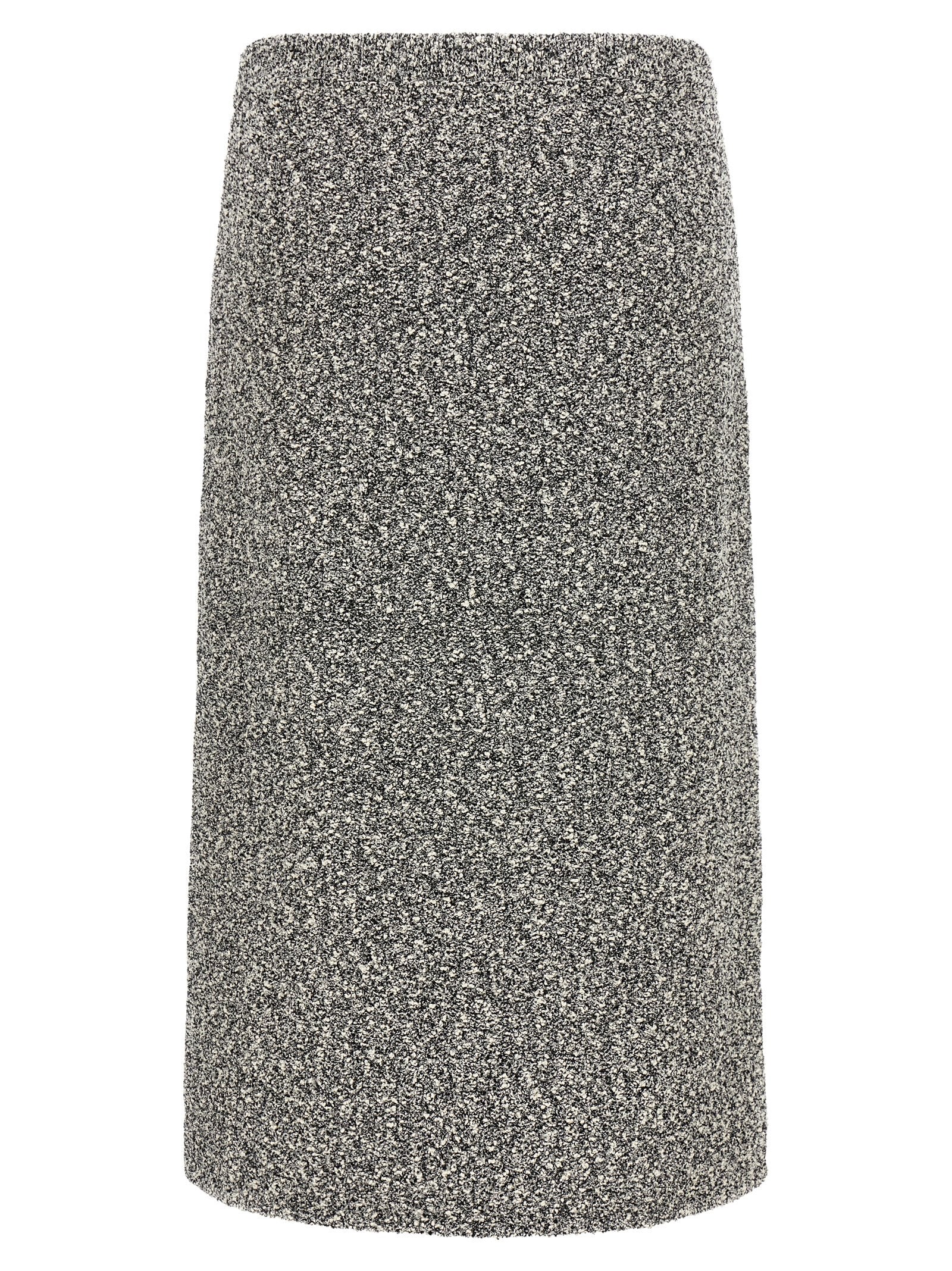 Tory Burch 52% polyamide skirt in black — view 2