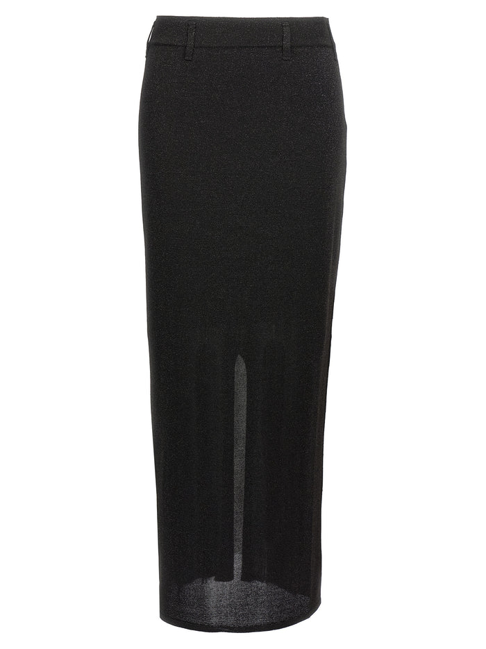 Missoni 82% polyester skirt in black