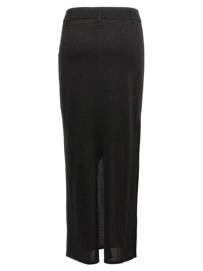 Missoni 82% polyester skirt in black — view 2