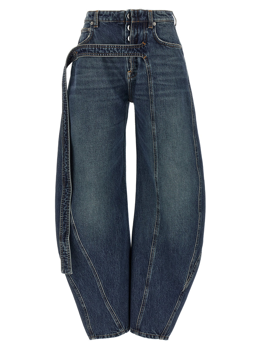 Jean Paul Gaultier 100% cotton jeans in blue
