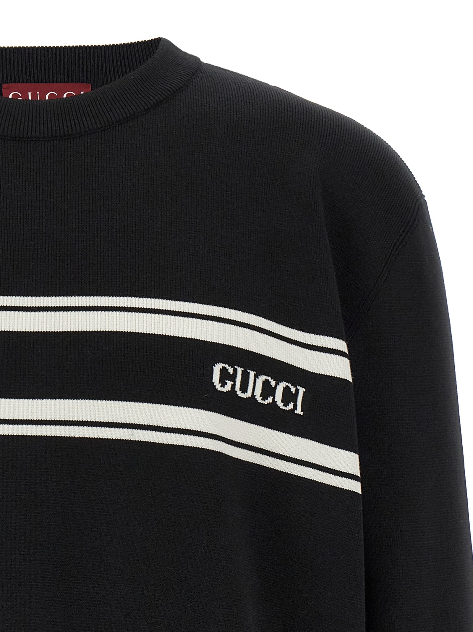 Gucci 100% Wool sweatshirt in black — view 3