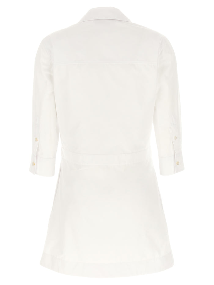 Gucci 100% Cotton shirt dress in white — view 2