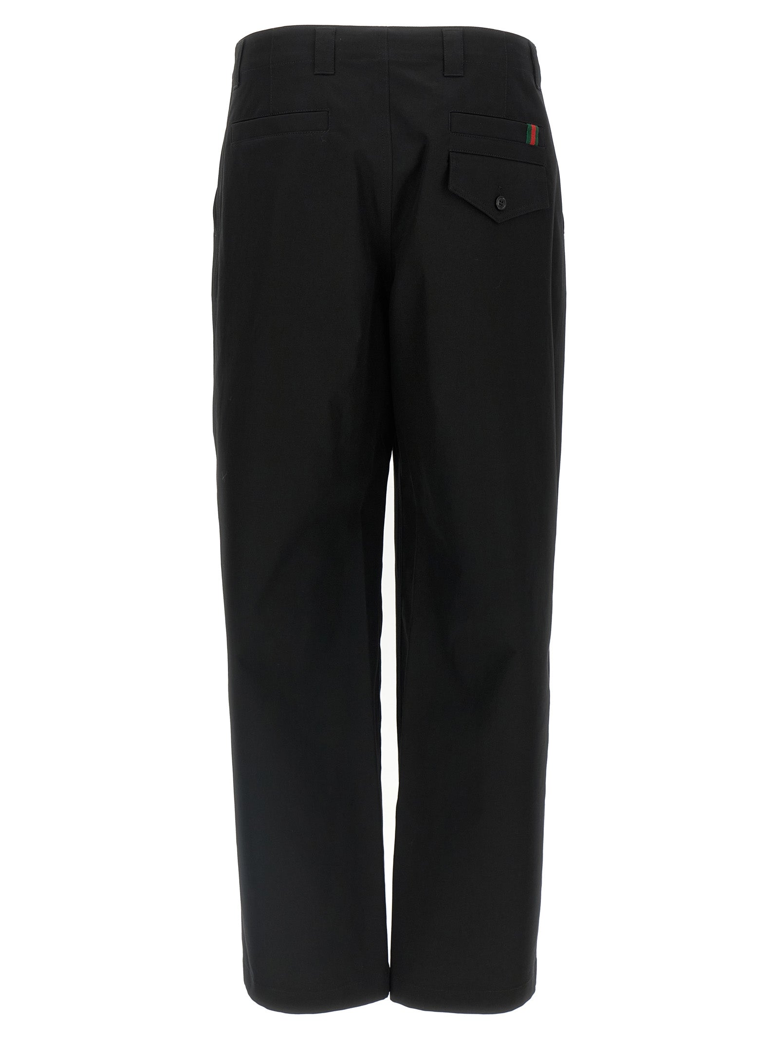 Gucci 100% Cotton trousers in black — view 2
