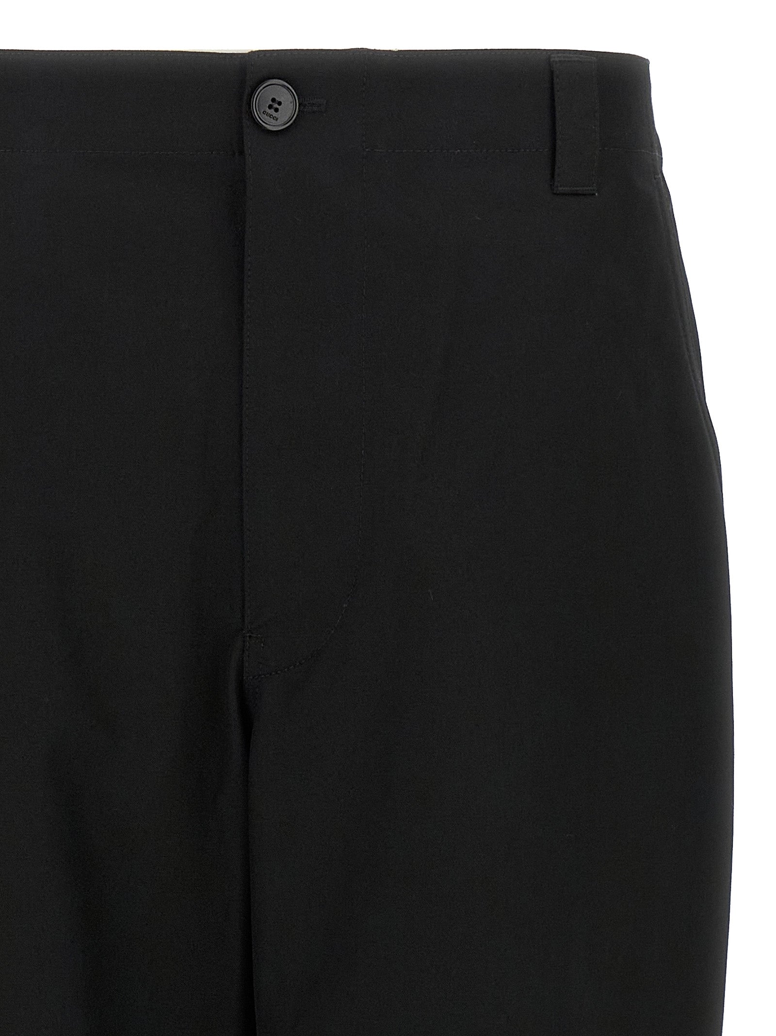 Gucci 100% Cotton trousers in black — view 3