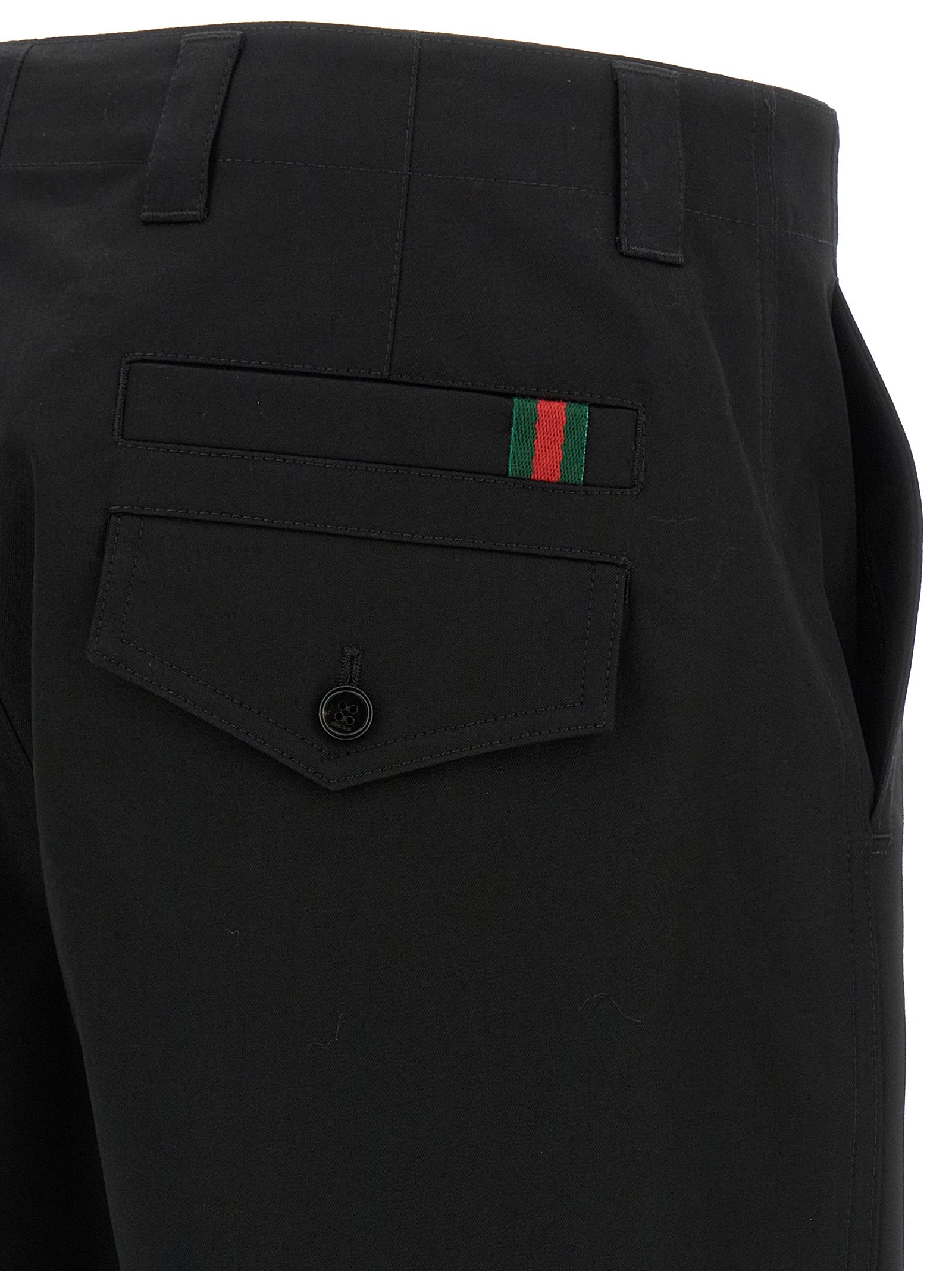 Gucci 100% Cotton trousers in black — view 4