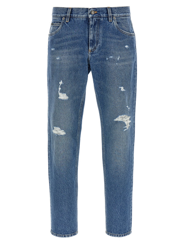 Dolce & Gabbana 100% Cotton jeans in blue
