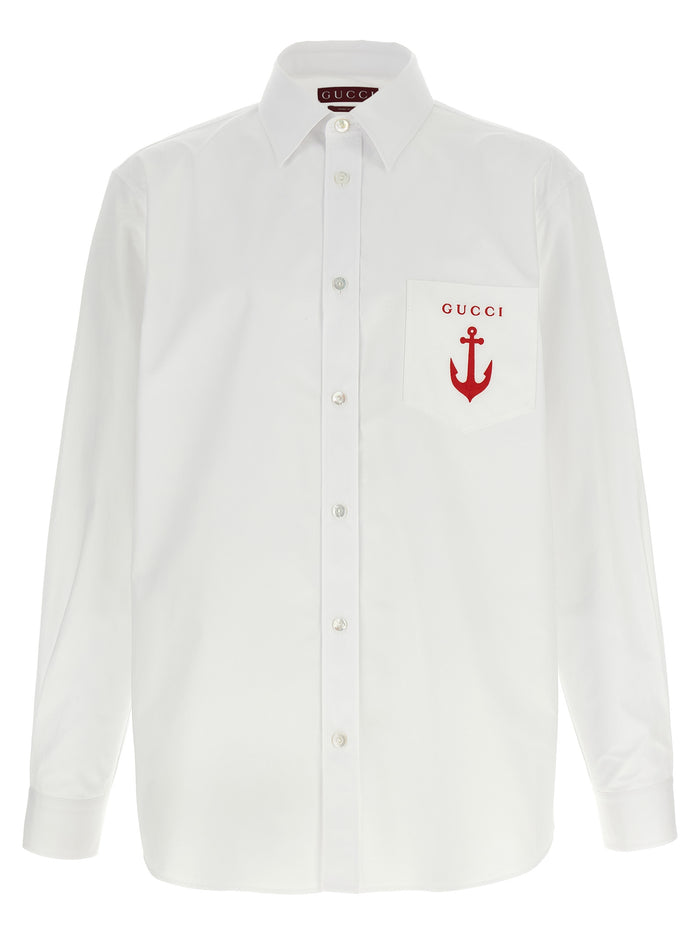 Gucci 100% Cotton shirt in white