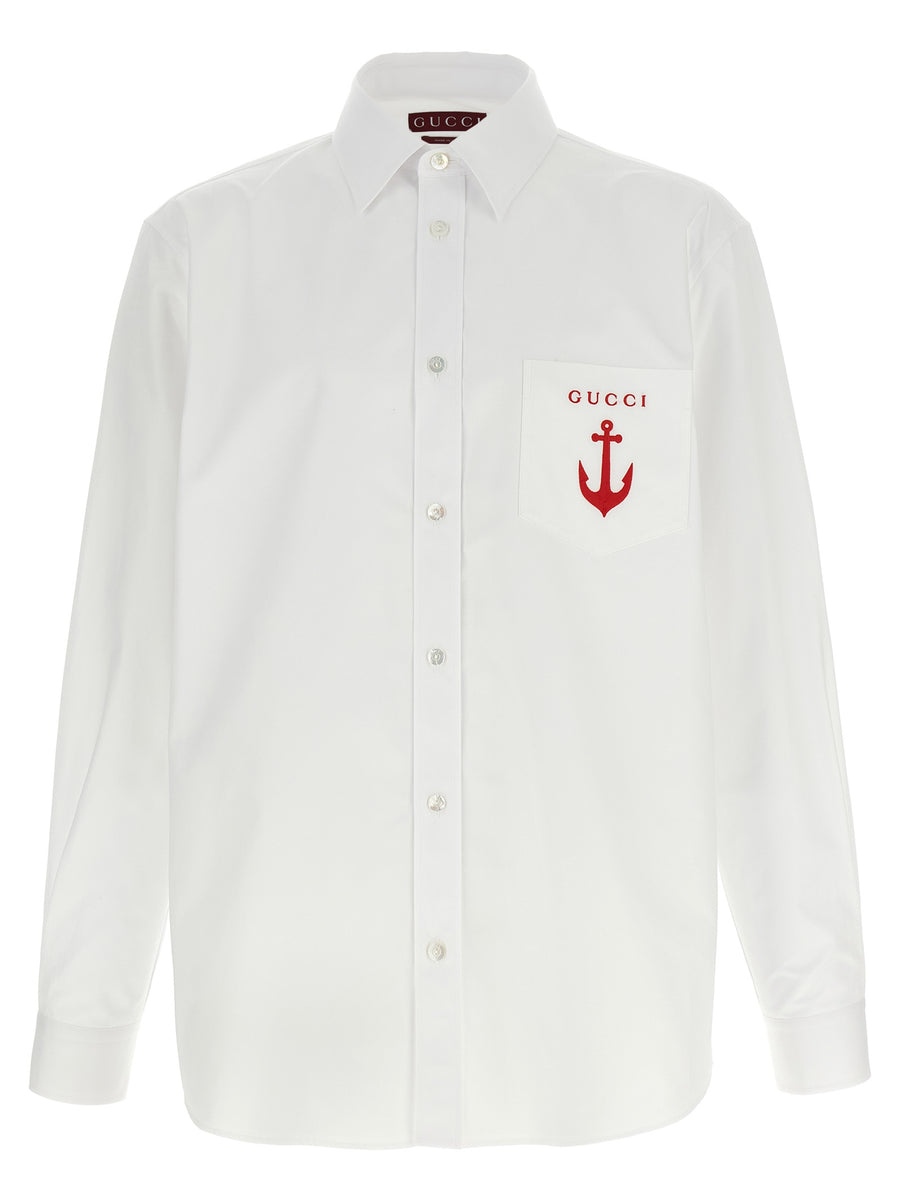 Gucci 100% Cotton shirt in white